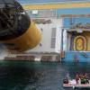 Capsized cruise ship